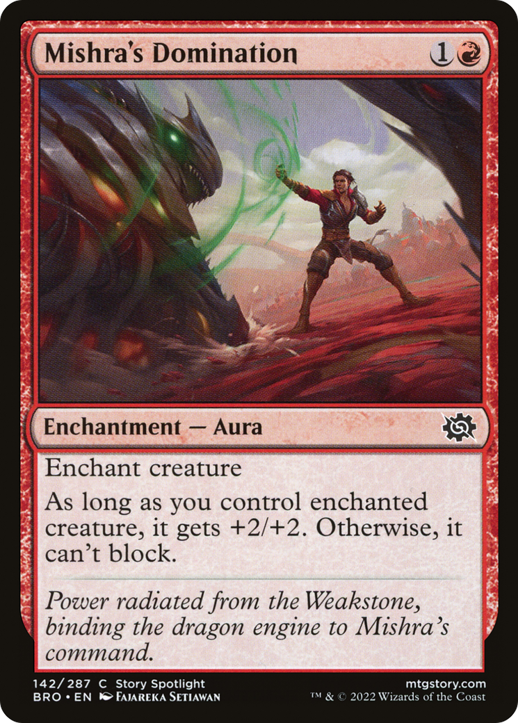 Image of Mishra's Domination (BRO-142) - The Brothers' War Foil