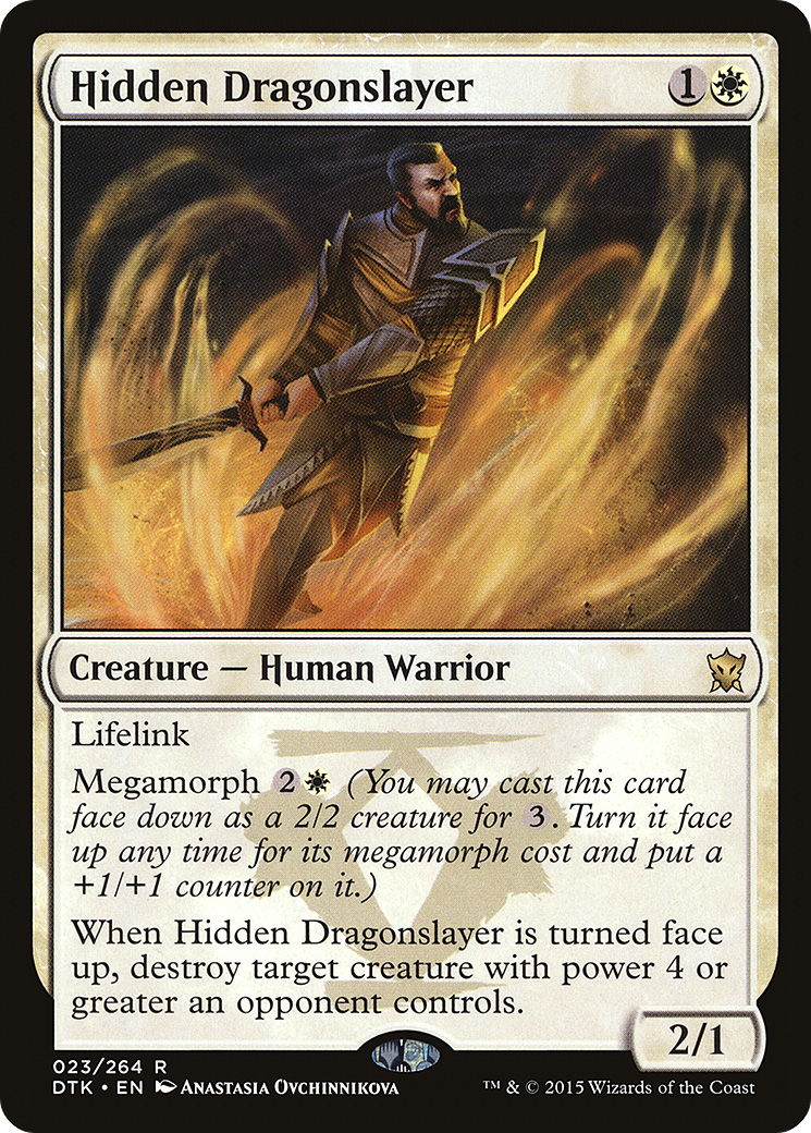 Image of Hidden Dragonslayer (DTK-023) - Dragons of Tarkir Foil