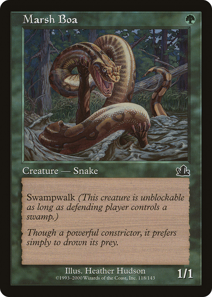 Image of Marsh Boa (PCY-118) - Prophecy Foil