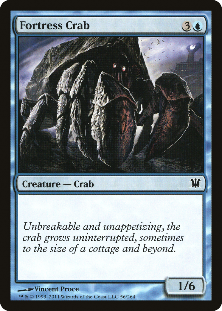 Image of Fortress Crab (ISD-056) - Innistrad Foil
