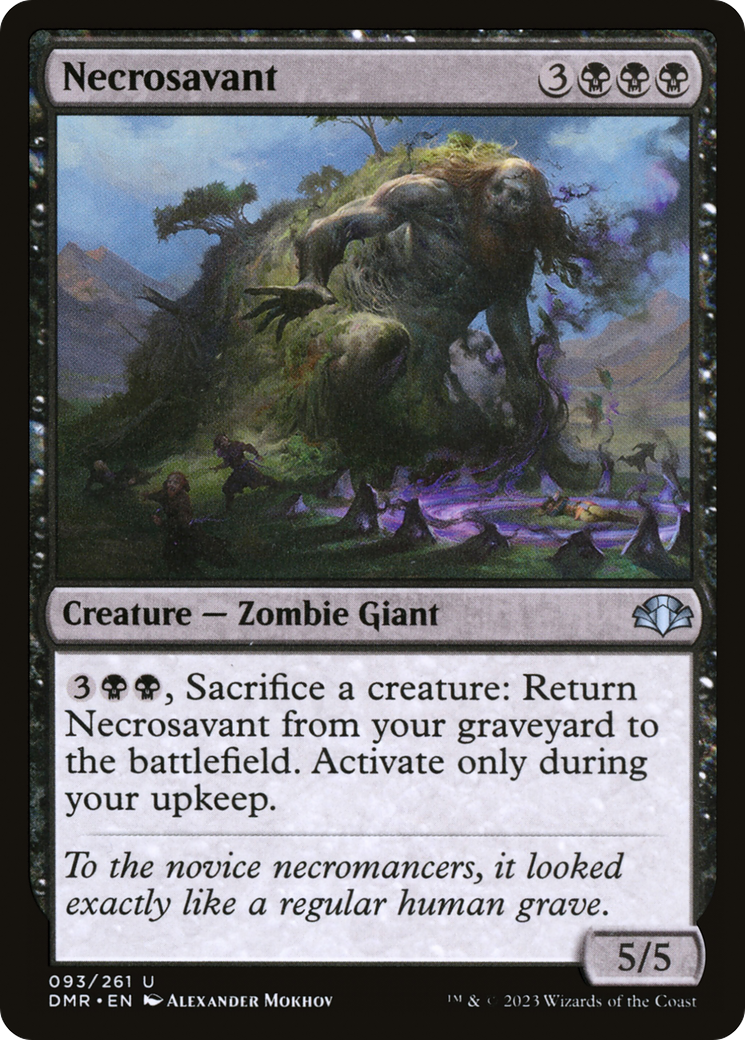 Image of Necrosavant (DMR-093) - Dominaria Remastered Foil