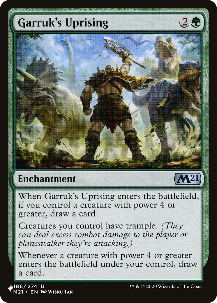 Image of Garruk's Uprising (LIST-M21-186) - The List