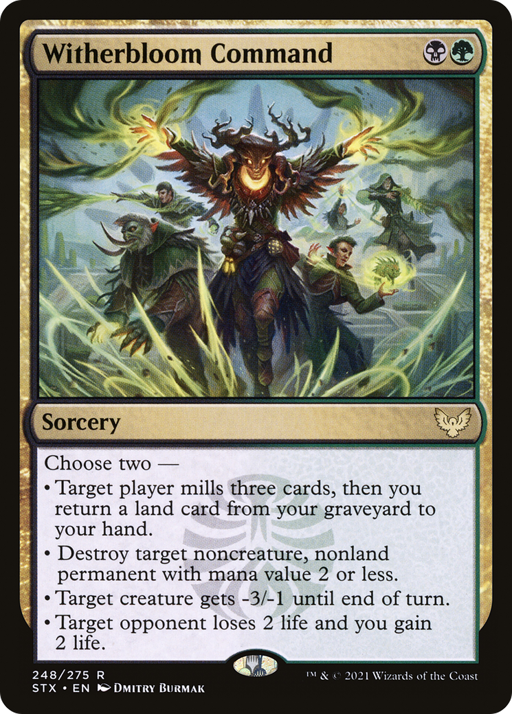 Image of Witherbloom Command (STX-248) - Strixhaven: School of Mages Foil