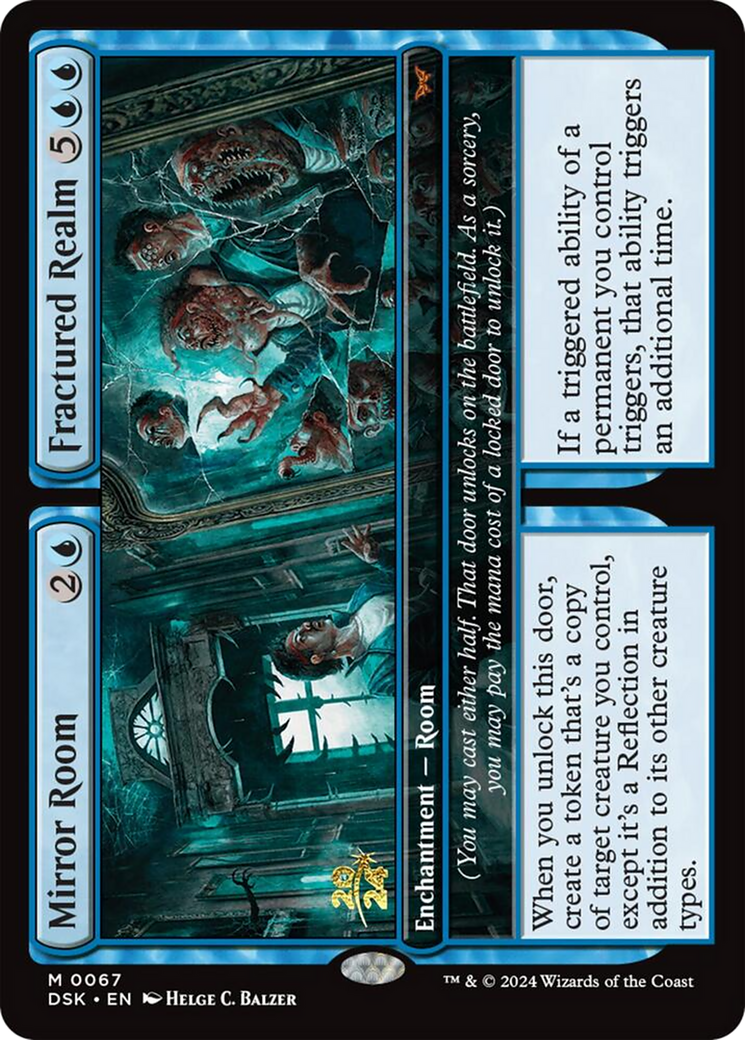 Image of Mirror Room // Fractured Realm (PRE-067) - Duskmourn: House of Horror Promos Foil
