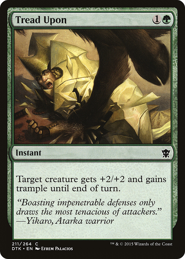 Image of Tread Upon (DTK-211) - Dragons of Tarkir