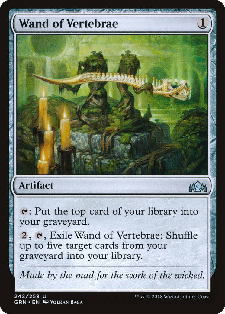 Image of Wand of Vertebrae (GRN-242) - Guilds of Ravnica Foil