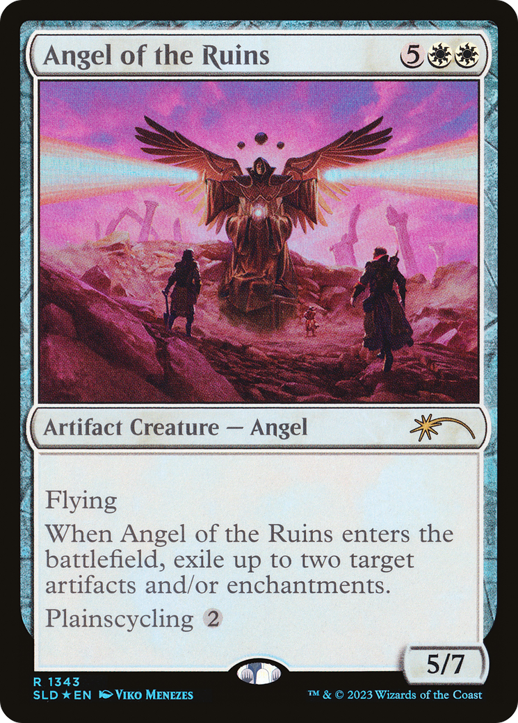 Image of Angel of the Ruins (1343) (SLD-1343) - Secret Lair Drop Foil
