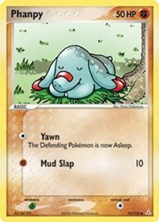 Image of Phanpy 075/110  - Reverse Holofoil Holon Phantoms - Common