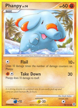 Image of Phanpy 098/132  Secret Wonders - Common