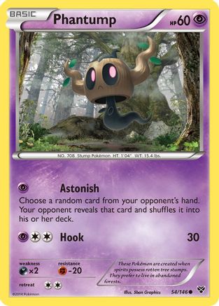 Image of Phantump 054  XY Base Set - Common