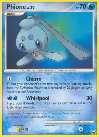 Image of Phione (27) 027  - Reverse Holofoil Majestic Dawn - Rare