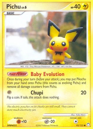 Image of Pichu 093/123  Mysterious Treasures - Common