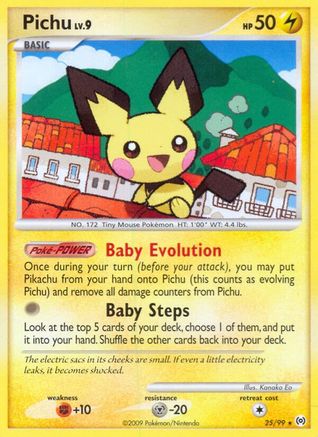 Image of Pichu 025/99  Arceus - Rare