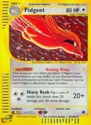Image of Pidgeot (23) 023  - Reverse Holofoil Expedition - Holo Rare