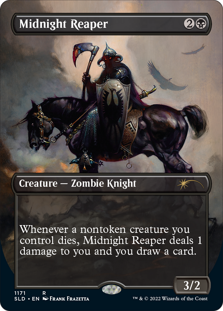 Image of Midnight Reaper (SLD-1171) - Secret Lair Drop (Borderless) Foil