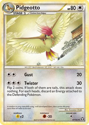 Image of Pidgeotto 047  Triumphant - Uncommon