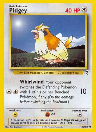 Image of Pidgey 085  - Reverse Holofoil Legendary Collection - Common