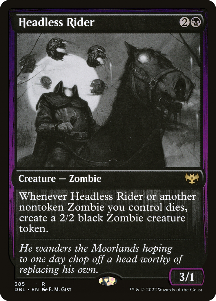 Image of Headless Rider (DBL-385) - Innistrad: Double Feature Foil