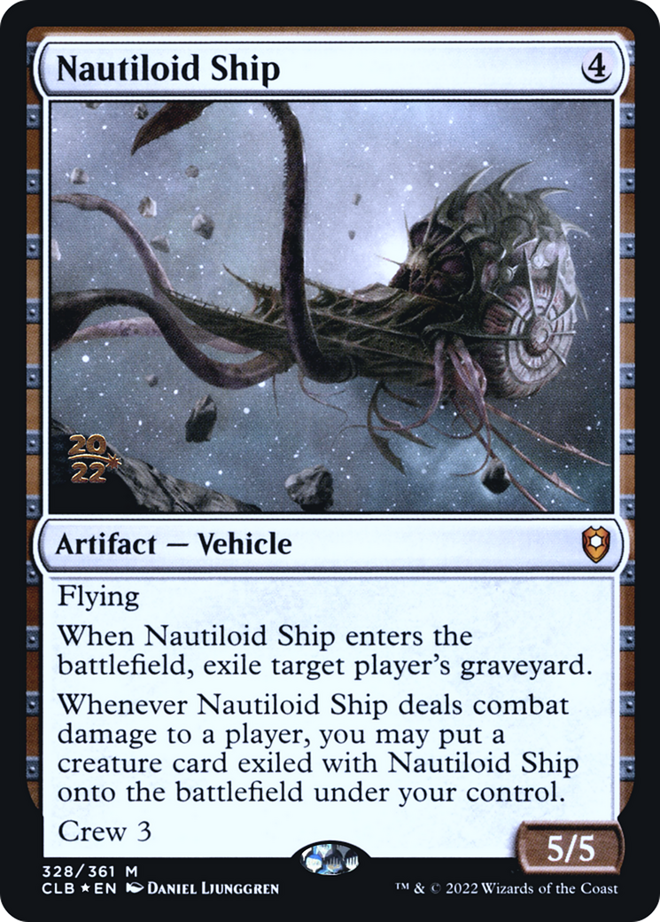 Image of Nautiloid Ship (PRE-328) - Battle for Baldur's Gate Promos Foil
