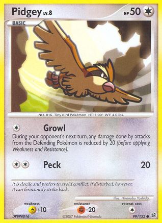 Image of Pidgey 099/132  Secret Wonders - Common