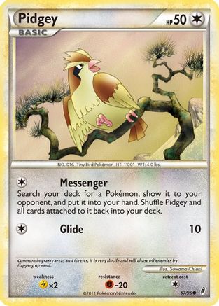 Image of Pidgey 067/95  Call of Legends - Common