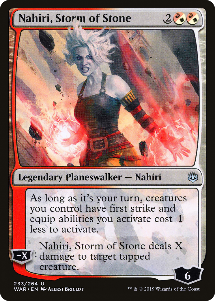 Image of Nahiri, Storm of Stone (WAR-233) - War of the Spark Foil