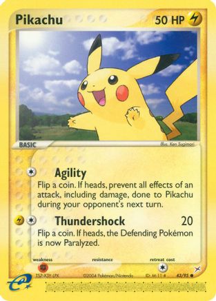 Image of Pikachu 043/95  Team Magma vs Team Aqua - Common