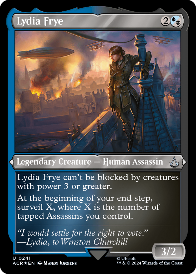 Image of Lydia Frye (ACR-241) - Assassin's Creed Etched Foil