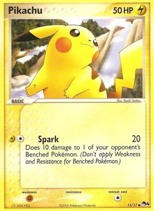 Image of Pikachu 013/017  - Holofoil POP Series 4 - Common