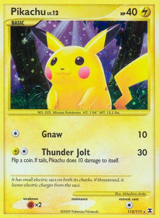 Image of Pikachu 112  - Holofoil Rising Rivals - Secret Rare
