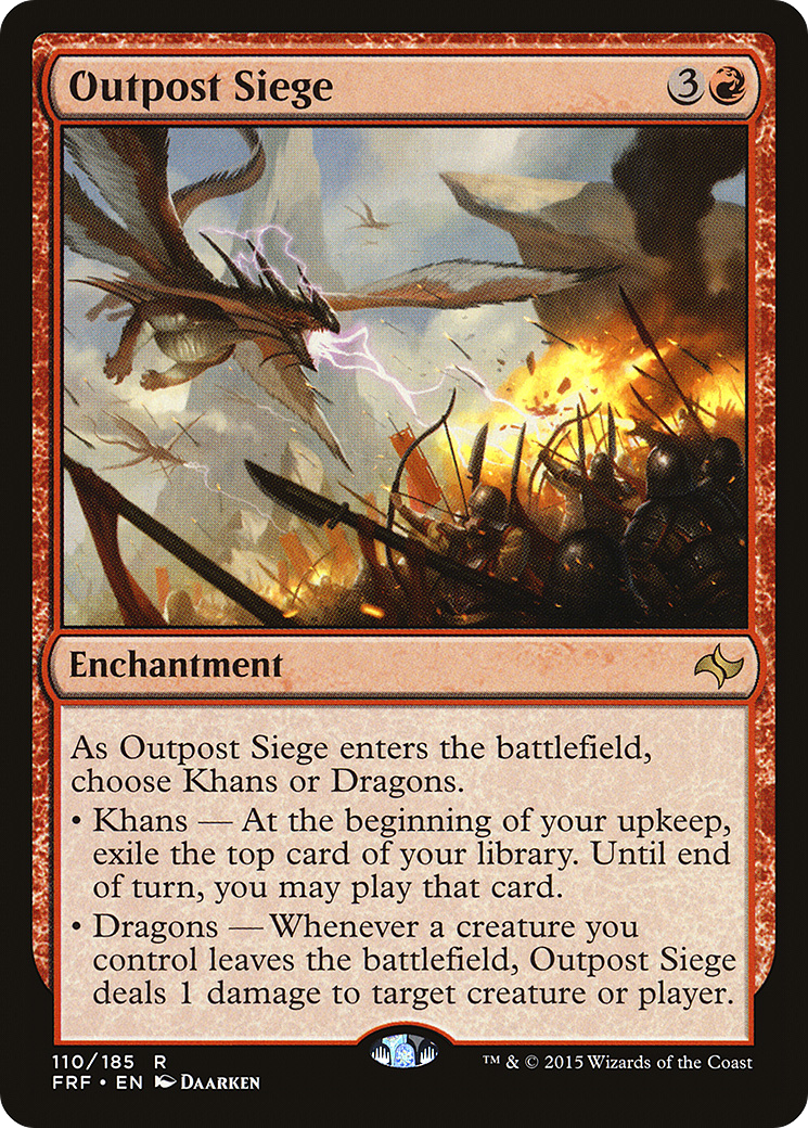 Image of Outpost Siege (FRF-110) - Fate Reforged
