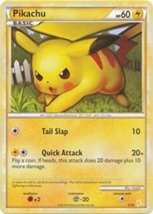 Image of Pikachu (#16) 016  HGSS Trainer Kit Gyarados & Raichu - Common