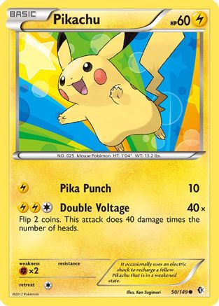 Image of Pikachu 050/149  Boundaries Crossed - Common