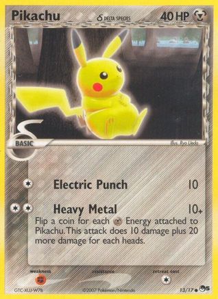 Image of Pikachu (Delta Species) 013/017  POP Series 5 - Common