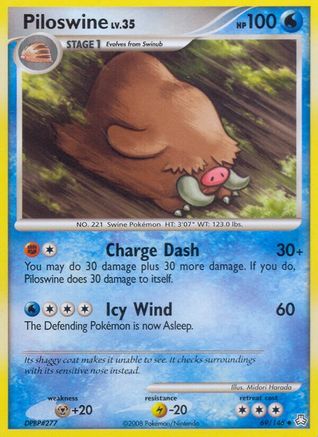 Image of Piloswine 069  - Reverse Holofoil Legends Awakened - Uncommon
