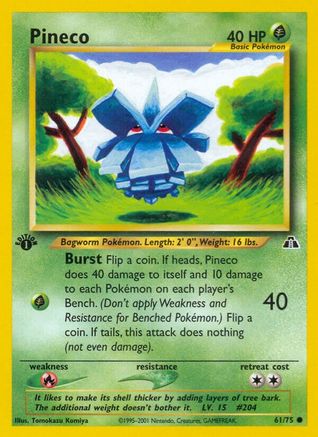 Image of Pineco 061/75  - Unlimited Neo Discovery - Common