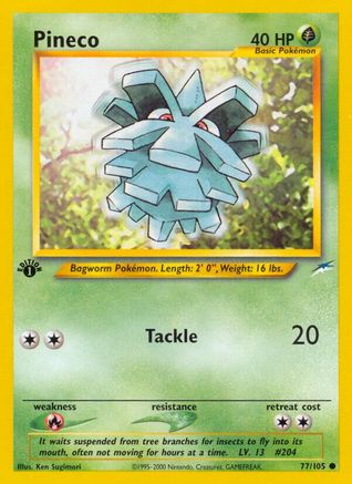 Image of Pineco 077/105  - Unlimited Neo Destiny - Common