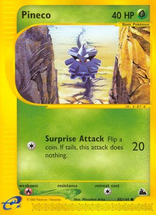 Image of Pineco (85) 085  - Reverse Holofoil Skyridge - Common
