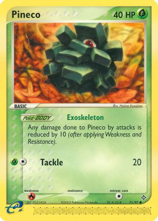 Image of Pineco 071/97  Dragon - Common