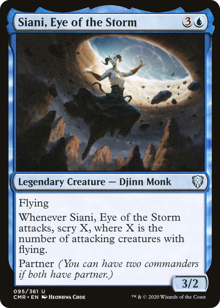 Image of Siani, Eye of the Storm (CMR-095) - Commander Legends Foil
