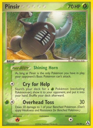 Image of Pinsir 024  - Reverse Holofoil Legend Maker - Rare