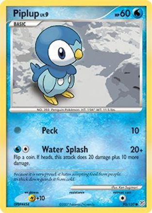Image of Piplup 093/130  Diamond and Pearl - Common
