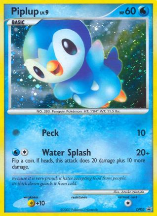 Image of Piplup DP03  - Holofoil Diamond and Pearl Promos - Promo