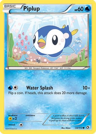Image of Piplup 033/113  Legendary Treasures - Common