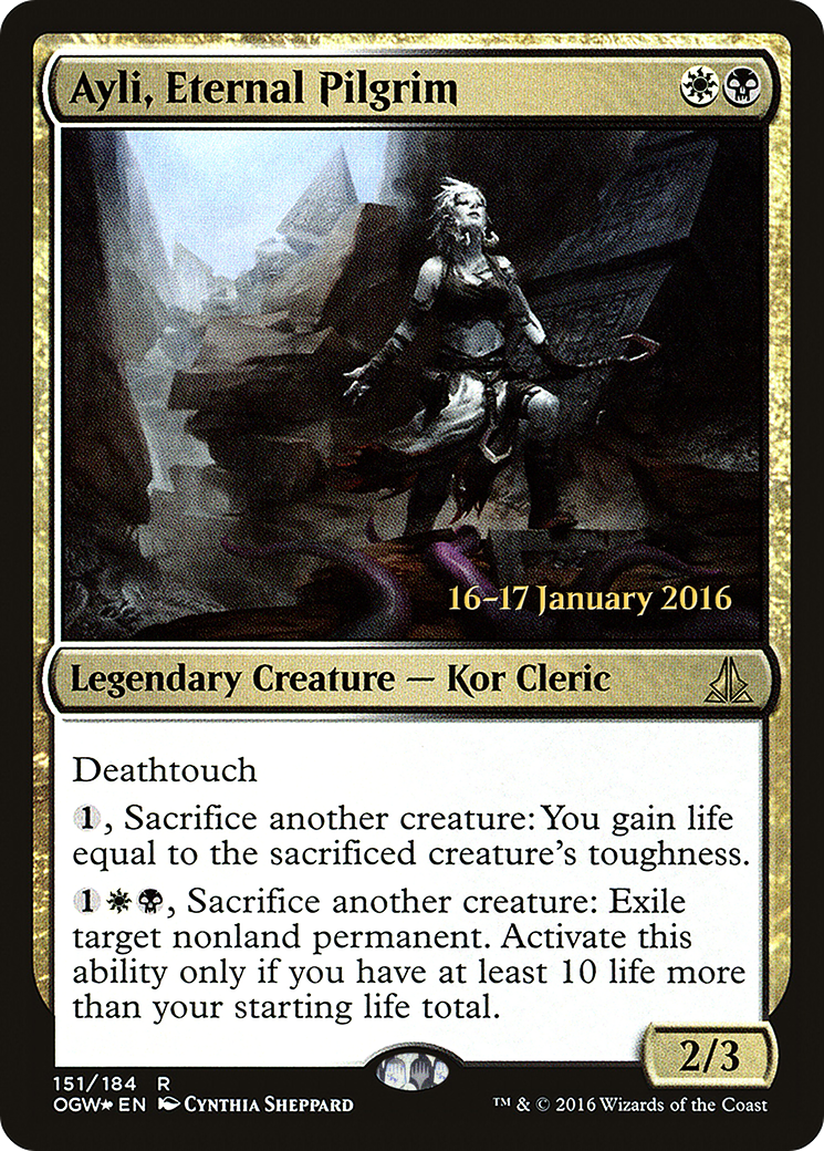 Image of Ayli, Eternal Pilgrim (PRE-151S) - Oath of the Gatewatch Promos Foil