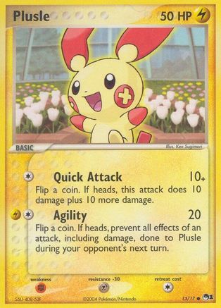 Image of Plusle 013/017  POP Series 1 - Common