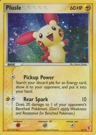 Image of Plusle 006  - Holofoil EX Trainer Kit 2 Plusle & Minun - Common
