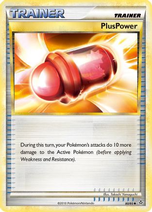 Image of PlusPower 080/95  - Reverse Holofoil Unleashed - Uncommon