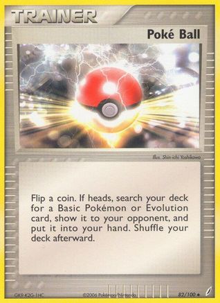 Image of Poke Ball 082/100  - Reverse Holofoil Crystal Guardians - Uncommon
