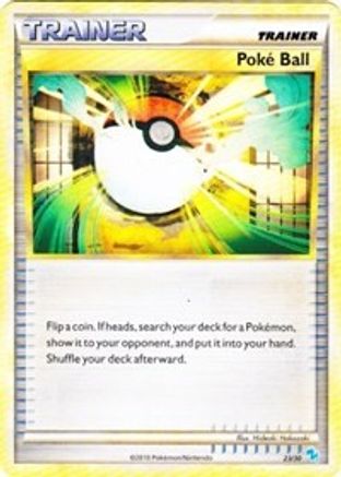 Image of Poke Ball (Gyarados) 023  HGSS Trainer Kit Gyarados & Raichu - Common